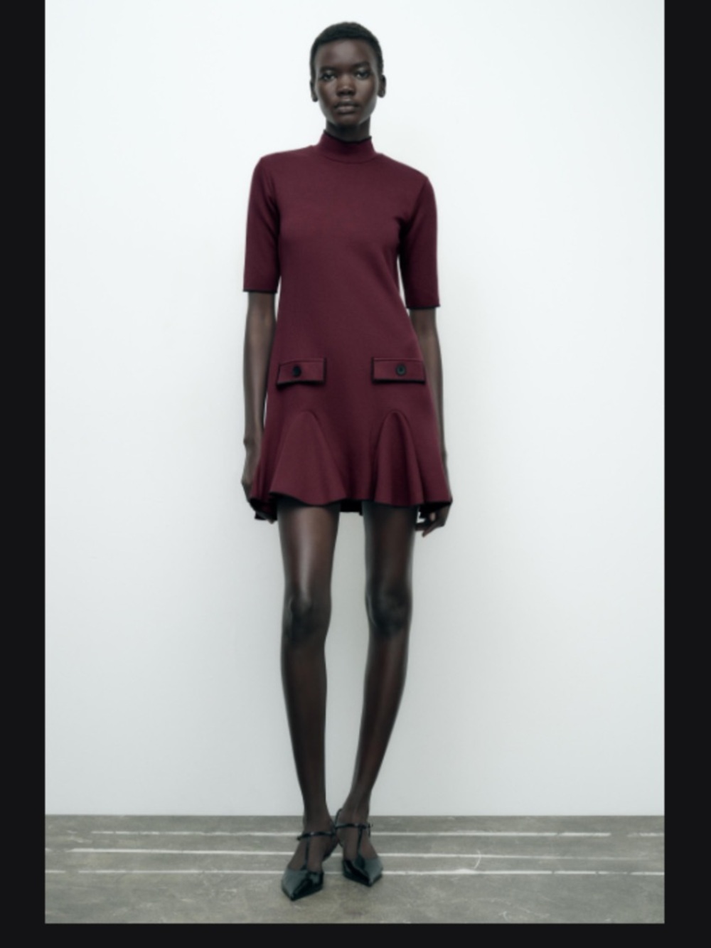 Zara godets short Dress
